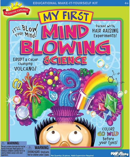 Scientific Explorer My First Mind Blowing Science Experiment Kit, 11 Mind Blowing Science Activities and Experiments (Ages 6+)