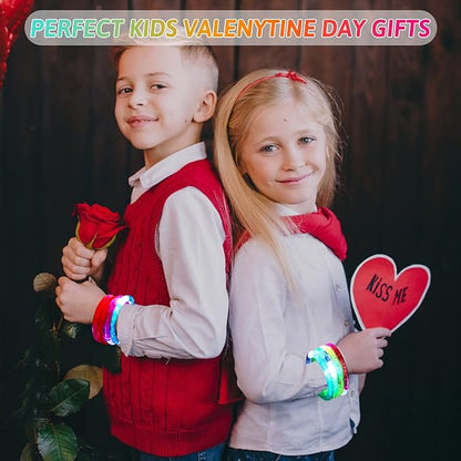 36Pcs LED Bracelets Glow Sticks Glow in the Dark Party Supplies for Kids/Adults, Christmas Party Favors for Kids Flashing Light up Toys, Neon Accessories Carnival Birthday Concert Games Gifts