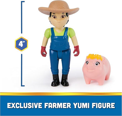 Paw Patrol Skye, Farmer Yumi & Piggie Figures, Kids Toys for Boys and Girls Ages 3 and Up