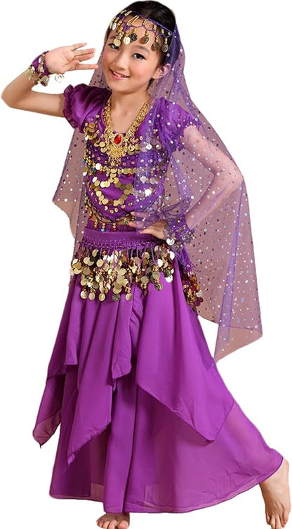 Astage Girls Princess Costume Halloween Clothing Carnival Dress Dance All Sets