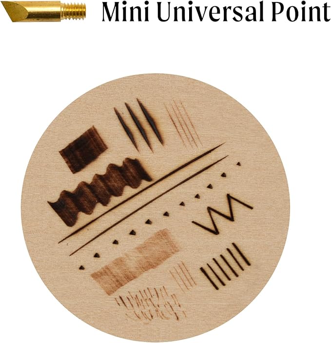 Walnut Hollow Creative Versa Tool with Variable Temperature Control for Woodburning, 11 Points (Tips), Original Version, Basic Pack