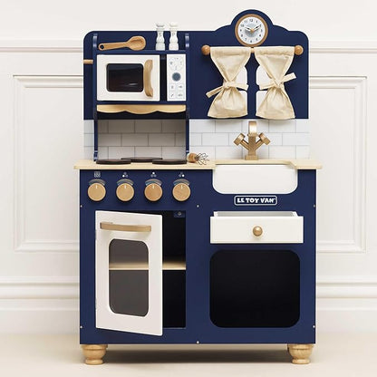 Le Toy Van Oxford Deluxe Toy Kitchen Premium Wooden Toys for Kids Ages 3 Years & Up, Oxford Deluxe Kitchen