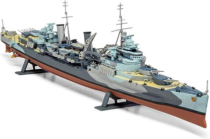 Airfix Ship Model Kit Vintage Classics - A04212V HMS Belfast, Plastic Watercraft Model Kits for Adults & Kids Ages 8+, Skill Level 3, 1:600 Scale WW2 Warship Models, Miniature Battleship Navy Gifts