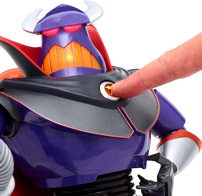 Disney Store Official Zurg Talking Action Figure from Toy Story, Features Sounds and Phrases from The Movies, Interacts with Other Figures and Toys