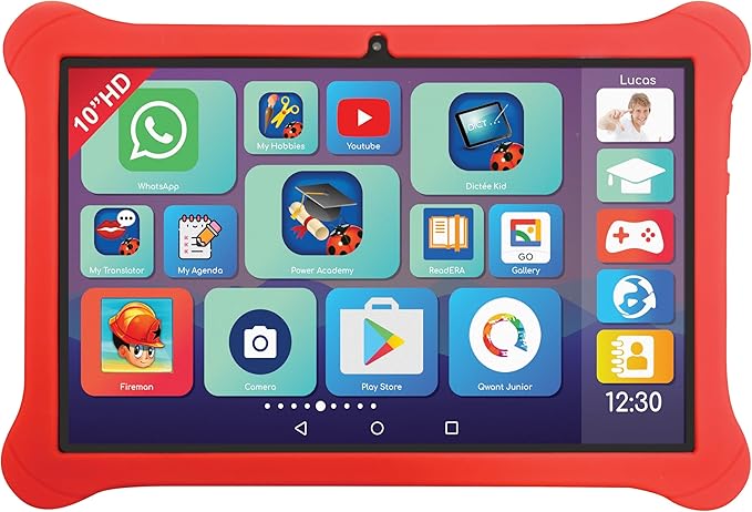 LEXiBOOK, Lexipad® 10'' - Edutainment Tablet, Powered by Android™, Designed for The Whole Family, Educational and Fun Content, Parental Control, TLN10EN