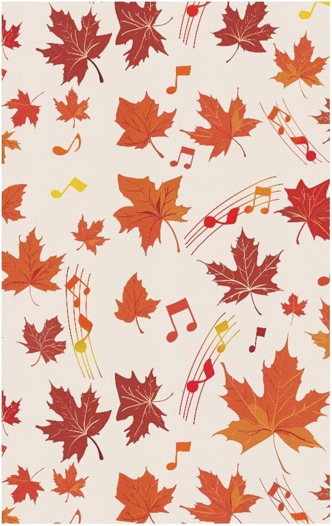 Maple Leaves Headrest Covers for Recliners Soft Chair Headrest Cover Wear Resistant Sofa Head Protector for Home Couch Loveseats Decoration