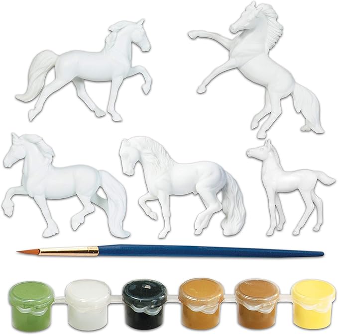 Breyer Stablemates Horse Crazy Colorful Breeds Craft Activity Paint Set