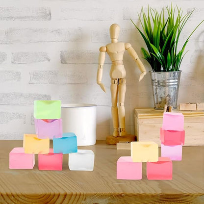 Hooqict 20Pcs Stress Cube Squishy Stress Balls Fidget Toys Square Squeeze Ice Cube Sensory Toys for Kids Adults Mini Squishies Stress Relief Party Gift Bag Fillers Birthday Goodie Bag Stuffers