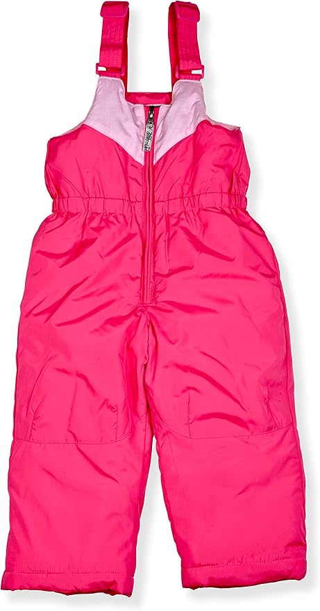 Arctic Quest Little Girls Bib Snow Pants and Ski Jacket Water-Resistant Snowsuit For Kids Winter Jacket For Girls