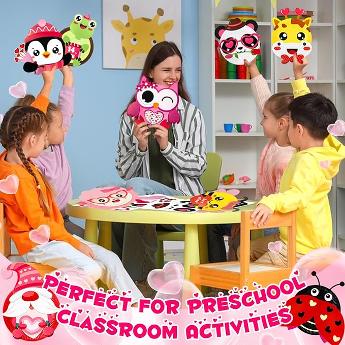 16 Pack Arts and Crafts for Kids, Toddler Crafts Animal Paper Plate Art Kit Gift for 3 4 5 6 Year Old Boys Girls DIY Kids Crafts for Birthday Party Favor Preschool Classroom Party Games