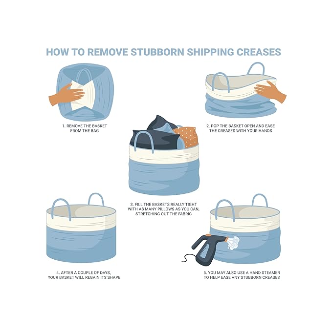 OrganiHaus Large Brown Woven Laundry Basket w/Handles 52L, Rope Dirty Clothes Hamper, Blanket Basket for Living Room, Baby Laundry Hamper for Nursery, Soft & Durable Decorative Organizer Bin