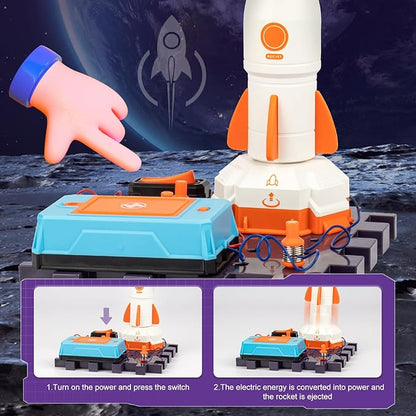 STEAM Electronic Kit, Circuits for Kids, Jr. Electronics Exploration Kit, Kids Circuit Board Building Kit with 25+ Circuits Parts, Engineering Toys | Circuit Kits for Kids Age 8-12