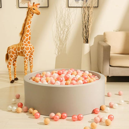 GOGOSO Ball Pit Balls for Toddles, Kids Plastic Balls for BallPit, Pool, Baby Party Accessories, Birthday Decoration 50 100 200 500 1000