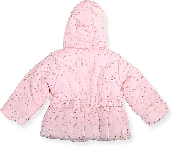 Arctic Quest Little Girls Bib Snow Pants and Ski Jacket Water-Resistant Snowsuit For Kids Winter Jacket For Girls