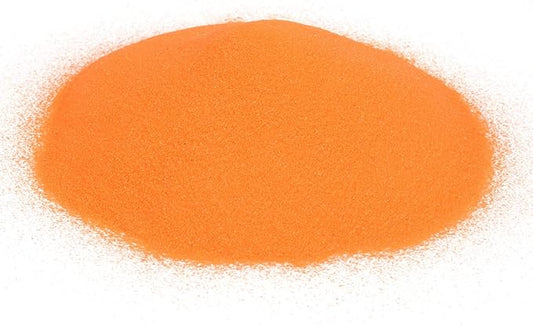 Shiny Stone Colorful Sand,Rainbow Sand,Art Sand,Colored Sand,Craft Sand,Decorative Wedding Vibrant Sand, 250g/0.55lb/8.81oz for Wedding Succulent Terrarium Vase (Orange)