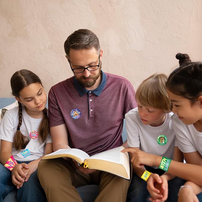 72PCS Religious Slap Bracelets with Christian Button Pins Jesus Love You Wristbands Sunday School Supplies Christian Gifts Jesus Snap Bracelets Christian Badges for Kids Adults Birthday Party Favors