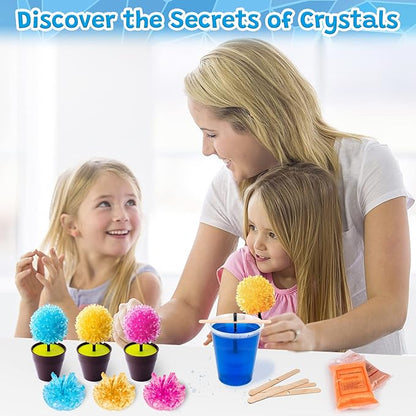 GobiDex Crystal Growing Kit, Science Kits for Kids Age 8-12, Grow Fast in (24H) Science Experiments Lab Toys, DIY STEM Projects Learning & Educational Toys, Crafts Gift Boys & Girls Ages 6 7 8 9 10 12
