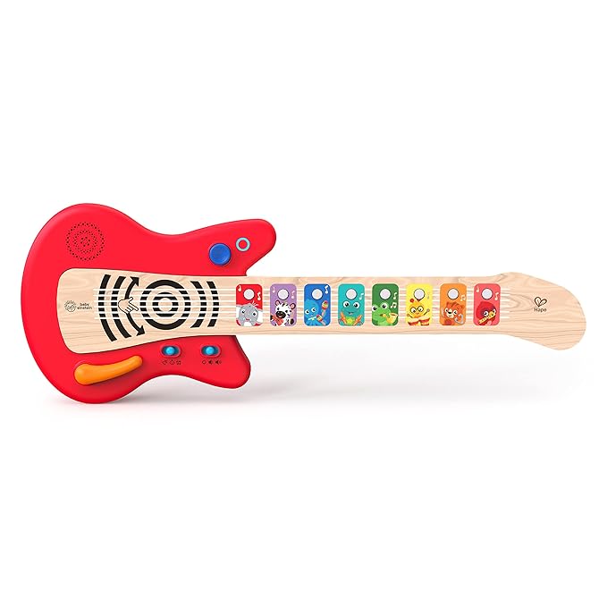 Baby Einstein Together in Tune Guitar Safe Wireless Wooden Musical Toddler Toy, Magic Touch Collection, Age 6 Months+