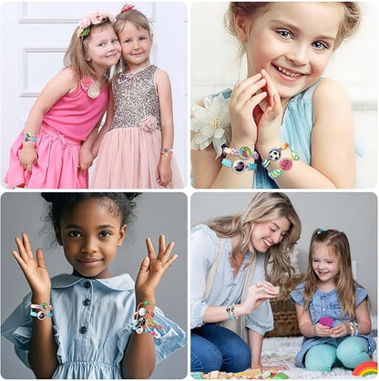 YOPYCCD Friendship Bracelet Making Kit for Girls, String Bracelets Maker Arts and Crafts, Kids Jewelry Making Kit Christmas Birthday Gifts for Ages 6 7 8 9 10 11 12 Year Old