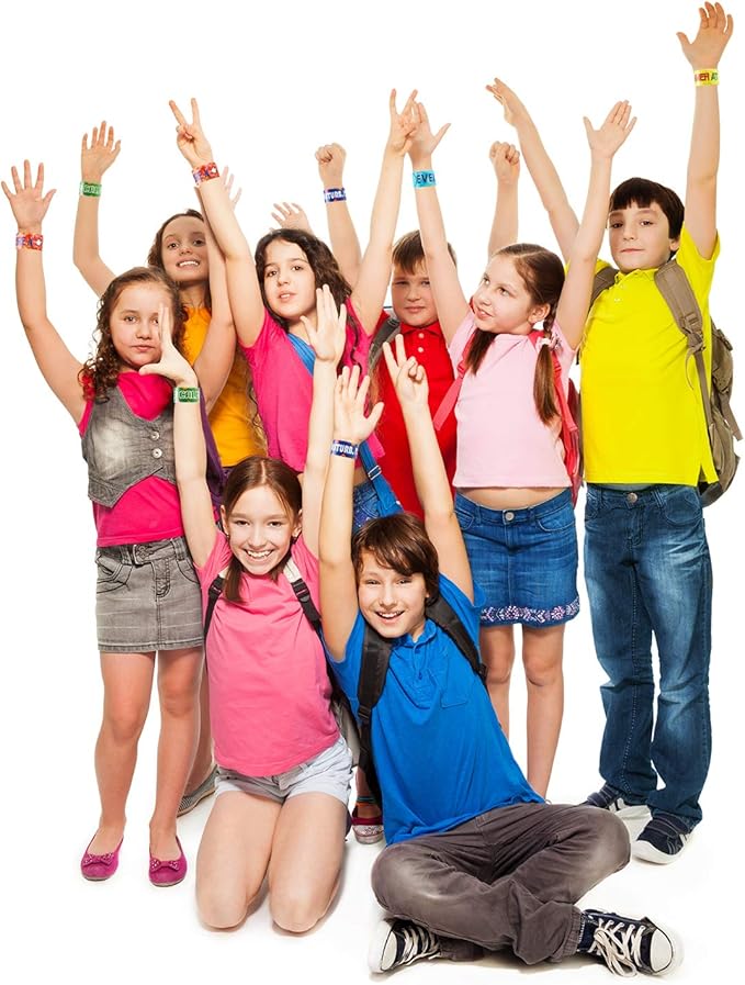 Blulu 40 Pcs Video Game Slap Bracelets Pixelated Party Pixelating Party Wristbands Supplies, Pixelating Snap Bracelets for Kids Gamer Birthday Party Favors (10 Style)