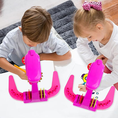 Drawing Projector for Kids Toy,smart art sketcher projector kid toys, with 32 Slide Cartoon Patterns and 12 Color Brush, Adjustable Pattern Size,Suitable for Children to Learn to Draw and Sketch