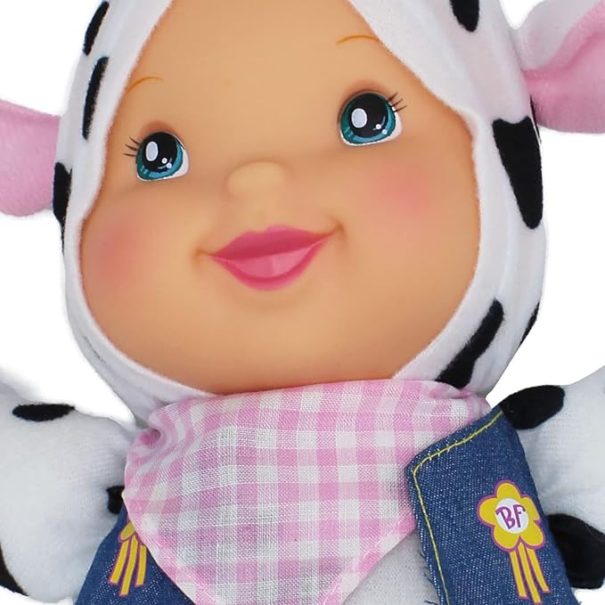 Baby's First (Bilingual - English-Spanish) 12" Farm Animal Friends Cow Soft & Cuddly Singing Musical Doll, Sings Old McDonald Had a Farm