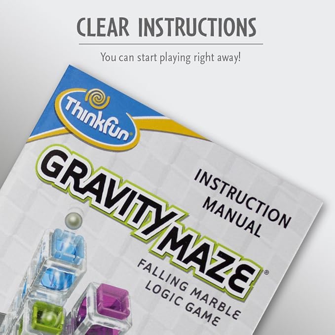 ThinkFun Gravity Maze Marble Run Brain Game and STEM Toy for Boys and Girls Age 8 and Up: Toy of the Year Award Winner
