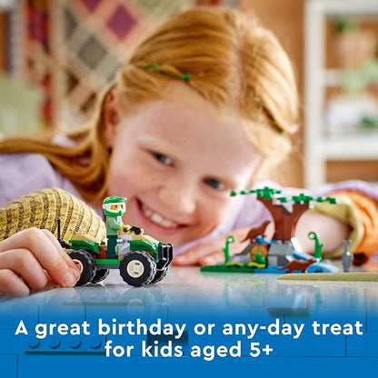 LEGO City ATV and Otter Habitat, 60394 Off-Roader Quad Bike Toy Car for Kids Age 5 Plus, Animal Playset with Wildlife Figures, Learning to Build Nature Set