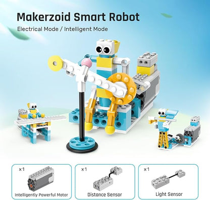 Smart Robot,72-in-1 STEM Educational Toy, Electronic Building Robot Toy, Robotics Kit, Learning Kit, Logical Training Kit, DIY Robot Building Kit for Kids, Boys and Girls Ages 6+