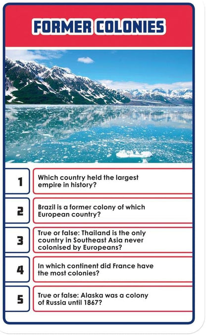 Top Trumps Countries and Flags: Quiz Games - Trivia Quiz - Kids Games for Learning - Great Travel Games and Road Trip Games - Trivia Outdoor Games - Family Games for Kids and Adults 2+ players