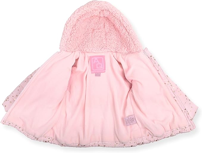 Arctic Quest Little Girls Bib Snow Pants and Ski Jacket Water-Resistant Snowsuit For Kids Winter Jacket For Girls