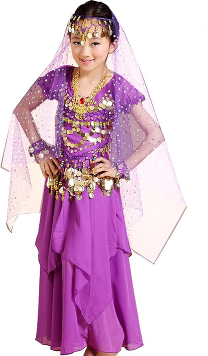 Astage Girls Princess Costume Halloween Clothing Carnival Dress Dance All Sets