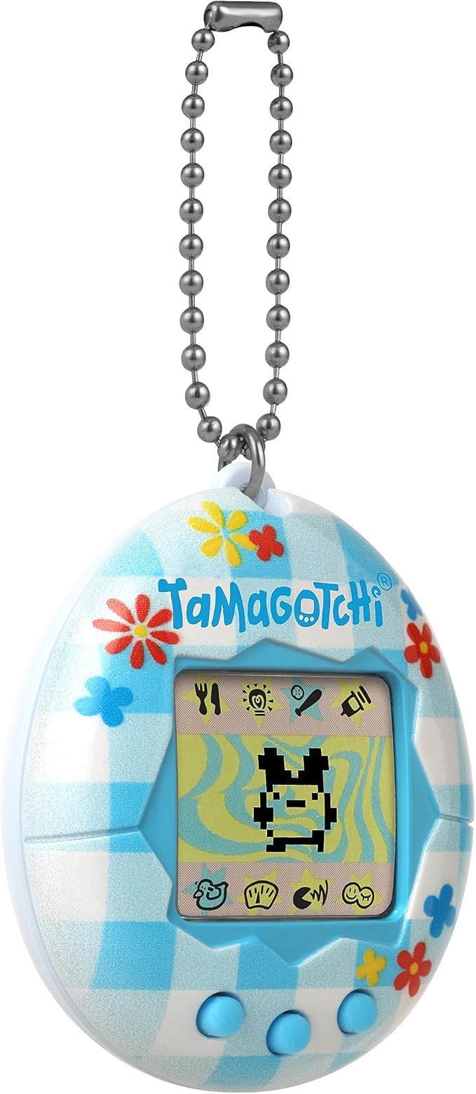 Tamagotchi Original - Flower Gingham (Updated Logo)