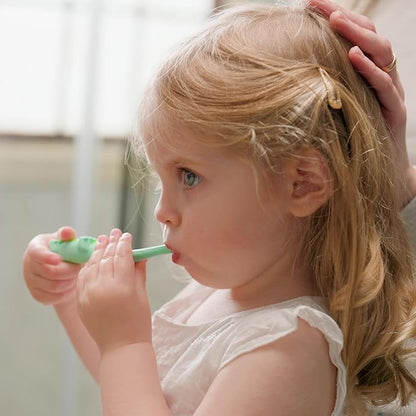 Dr. Talbot's Toddler Training Toothbrush - Soft Toddler Toothbrush for Kids - 6+ Months - Alligator