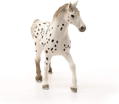 Schleich Horse Club, Collectible Horse Toys for Girls and Boys Knapstrupper Stallion Spotted Horse Toy, Ages 5+