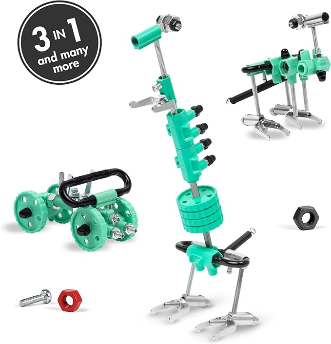 Dino Erector Set, Educational Build Your Own Robot Toy for Kids Ages 6 7 8 9+ Year Old Boys and Girls, Stem Building Toys Engineering Kit, Construction Toys Steam Gifts for Kids