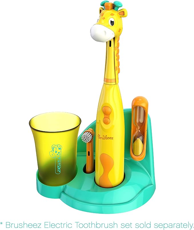 Brusheez Electronic Toothbrush Replacement Brush Heads 2 Pack (Jovie The Giraffe)