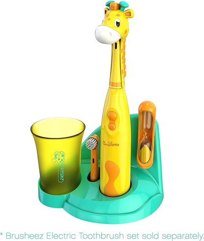 Brusheez Electronic Toothbrush Replacement Brush Heads 2 Pack (Jovie The Giraffe)