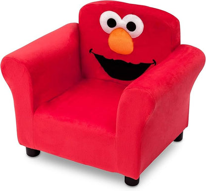 Sesame Street Elmo Upholstered Chair by Delta Children, Red