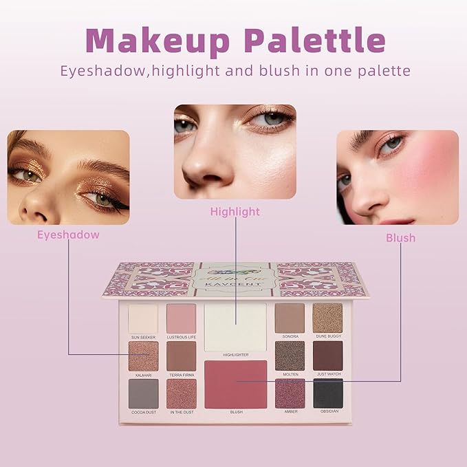 Makeup Kit for Women Teen Girls Full Kit Makeup Sets for Teens Eyeshadow Makeup Gift Set fo Women Teenagers Christmas Makeup Kits for Teens