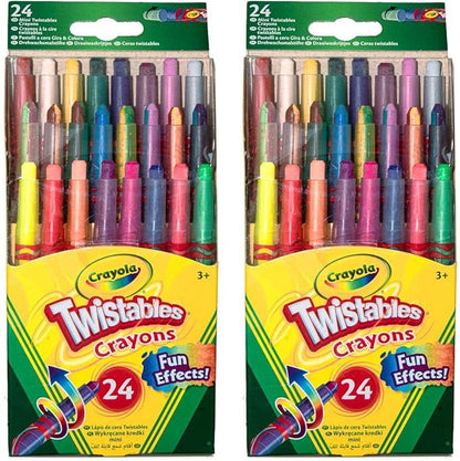Crayola Crayons, 24 Count Bundle (Pack of 2)