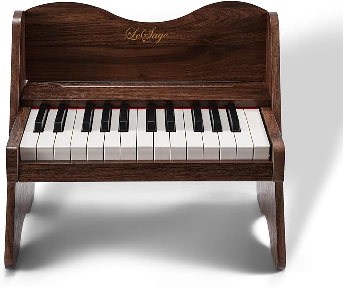 LeSage Kids Piano Keyboard, 25 Keys Digital Piano for Kids, Volume Adjustable, Mini Music Educational Instrument , Wood Toy for Toddlers