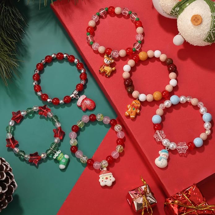 PinkSheep Toddler Jewelry Kids Jewelry Kids Necklace Choker and Bracelet 3 Pack 9pcs, Little Girls Jewelry In Box, Flower Girl Gift Kids Girls Accessories