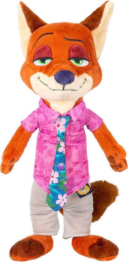 Disney’s Zootopia 2 14” Feature Plush Nick Wilde - 10+ Sounds and Phrases - Plush Toys for Kids and Preschoolers - Suitable for Ages 3+