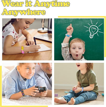 102pcs Pop Bracelet Party Favors Fidget Bracelet It Birthday Party Favors for Kids Goodie Bags Stuffers Classroom Prizes Brand: MEZHOBBY