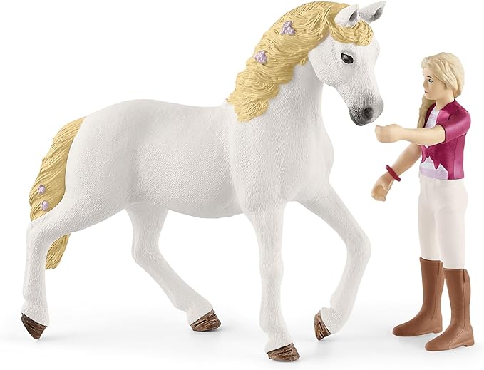 Schleich Horse Club Ride Out 40-Piece Playset Horse Gifts for Girls & Boys Ages 5+ with 4 Horse Rider Girls, 4 Horse Toys and Horse-Riding Accessories