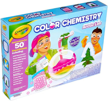 Crayola Arctic Color Chemistry Set for Kids, Steam/Stem Activities, Educational Toy, Ages 7, 8, 9, 10