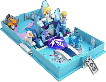 LEGO Disney Frozen 2 Elsa and The Nokk Storybook Adventures Building Toy 43189 Movie-Inspired Frozen Toy Set, Gift Idea for Kids Boys Girls Age 5+, Portable Travel Toy with Micro Dolls and Olaf Figure