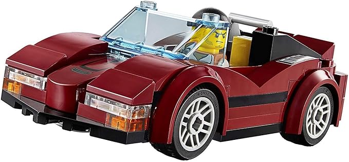 LEGO City Police High-Speed Chase 60138 Building Toy with Cop Car, Police Helicopter, and Getaway Sports Car (294 Pieces)