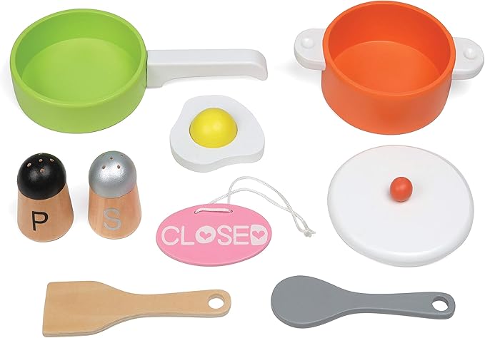 Badger Basket Double-Sided Retro Diner and Kitchen Doll Playset with Realistic Accessories for 18 to 20-Inch Dolls